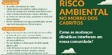Cartilha de risco ambiental